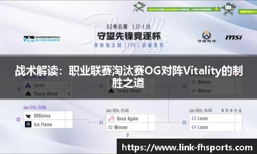 战术解读：职业联赛淘汰赛OG对阵Vitality的制胜之道